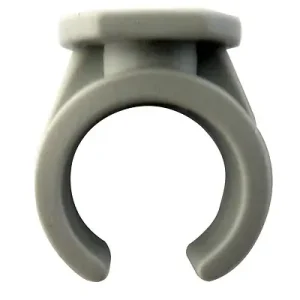 30 clips - D20mm pour tube - Plastique - Gris ZENITECH Marque