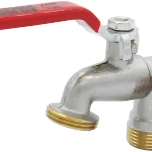 Nouvel Arrivage Robinet d‘arrosage 2 voies mâle 15 x 21 mâle 20 x 27 QUICK PLOMBERIE