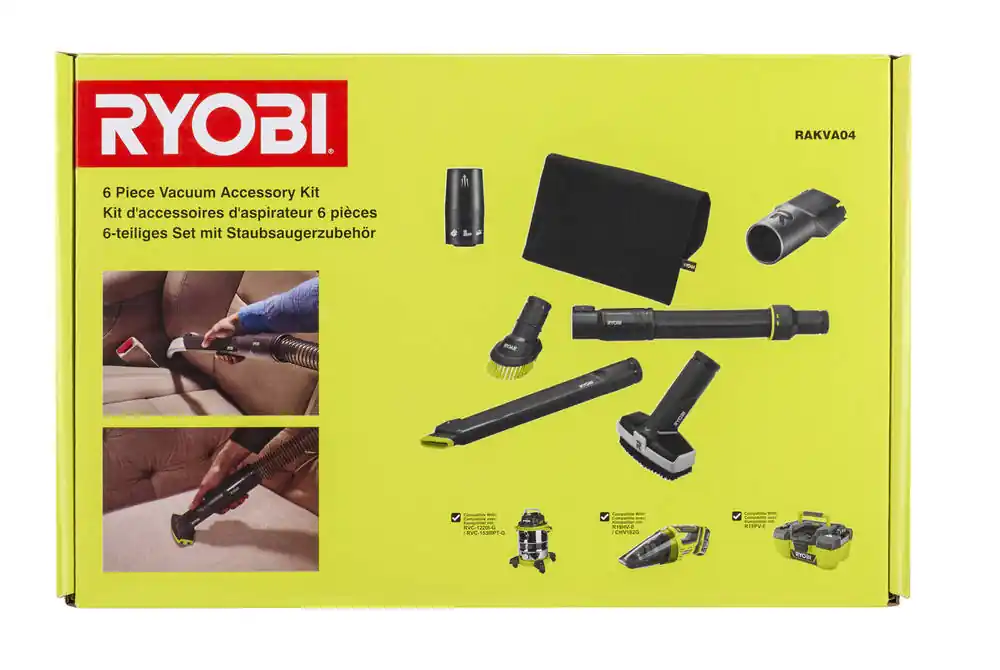 Marque Accessoires pour aspirateur RAKVA04 RYOBI 6 pièces