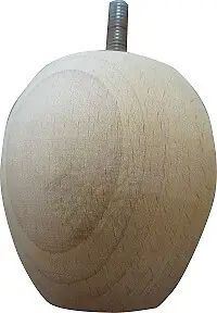 Pied de lit bois boule ht 70 V-WAX Top Vente