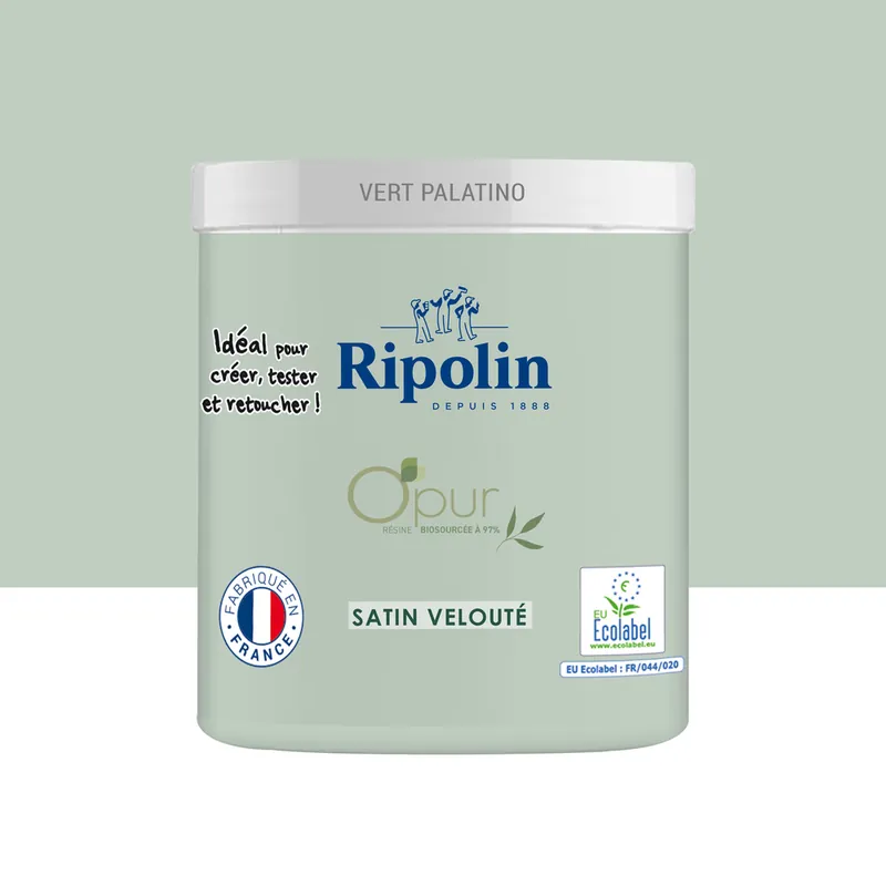 Peinture O‘PUR Vert Palatino 75 ml - RIPOLIN Acheter En Ligne