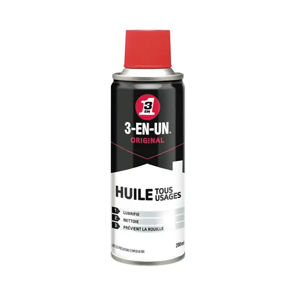 Achetez Aujourd'hui Huile tous usages - 200ml - Aérosol lubrifiant 3-EN-UN