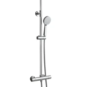 Colonne de douche avec mitigeur thermostatique chromée Delice 300 ESSEBAGNO Pas Cher