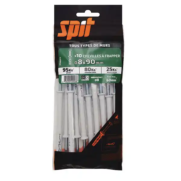Sachet de 10 HitM D8x90mm RED HEAD Must-Have