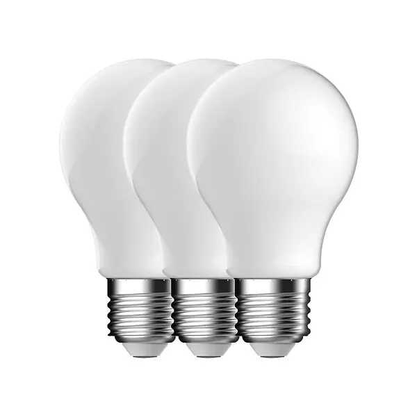 Acheter Direct Lot de 3 ampoules LED standard E27 - Blanc laiteux - 6,8W NORDLUX