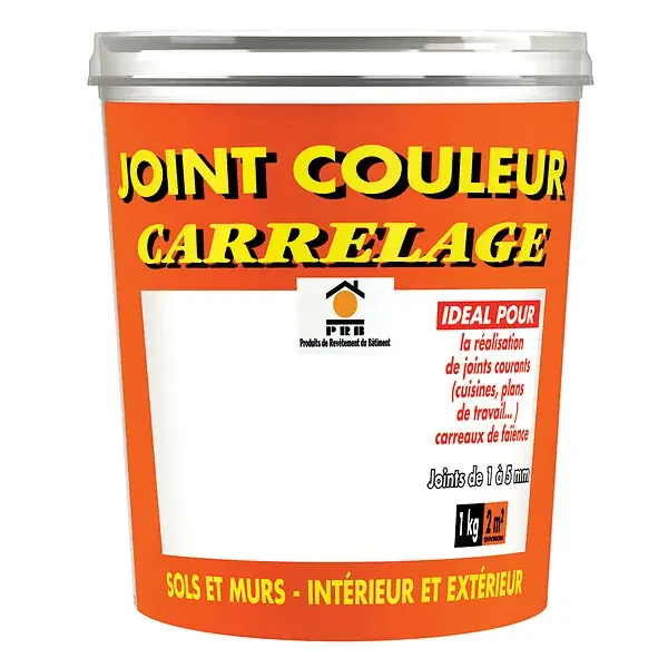 Joint carrelage - Mortier hydrofuge - Gris anthracite 1kg Bon Plan