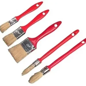 Bon Plan Lot de 5 pinceaux polypropylène - plats et rechampir SAVY