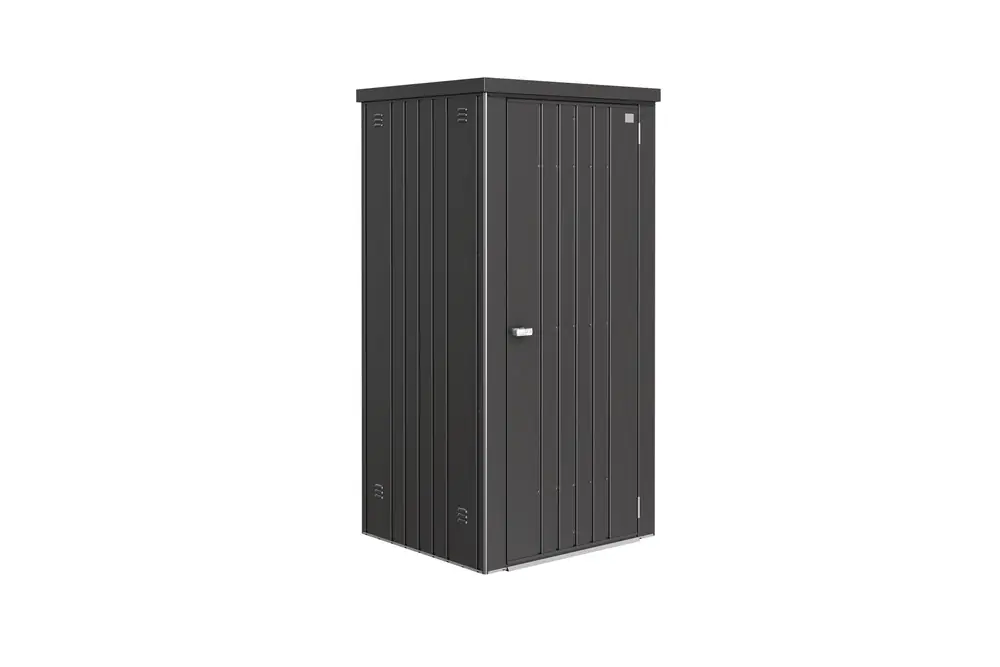 Armoire à outils extérieure H 182.5 x L 93 x P 83 cm gris foncé BIOHORT Livraison à domicile incluse Meilleur Choix