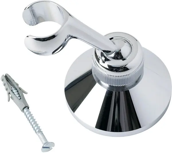 Support à rotule mural - Inox chromé - Douchette de douche WIRQUIN Produit De Marque