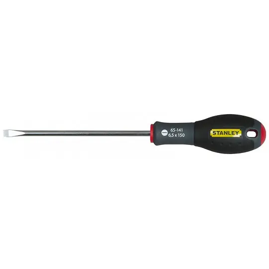 Tournevis mécanicien plat - 8 x 150mm - Acier chrom vanadium STANLEY Fatmax Expédié Aujourd'hui
