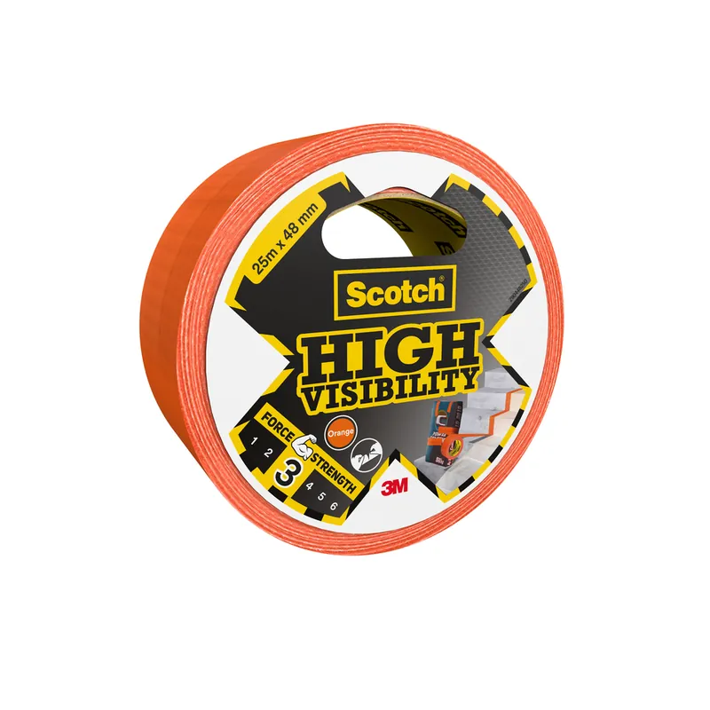 Ruban adhésif High visibility orange 25 m x 48 mm SCOTCH Populaire