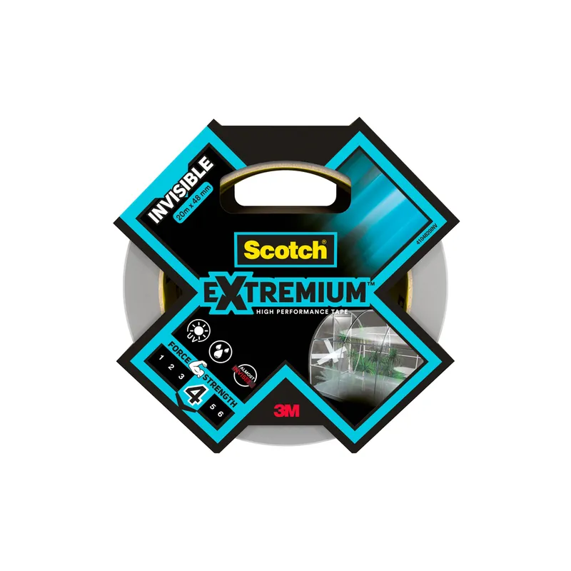 Ruban adhséif extérieur Extremium invisible 20 m x 48 mm SCOTCH Dernier Modèle