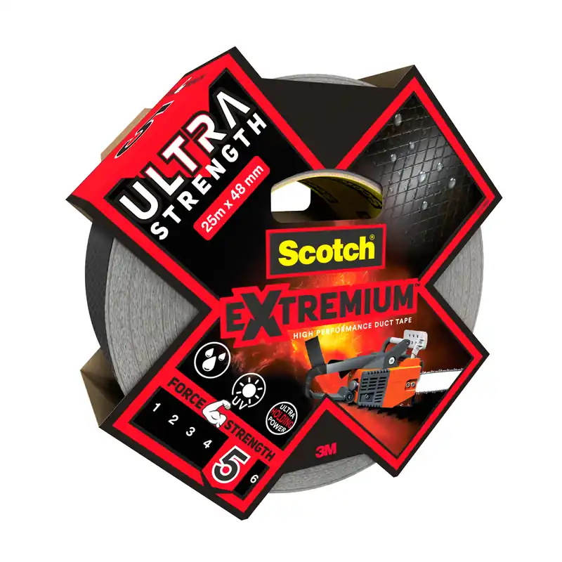 Prix Promo Ruban adhésif Extremium 25 m noir SCOTCH