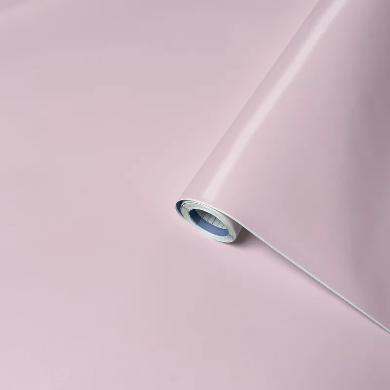 Adhésif décoratif uni mat rose poudré 2 x 0,45 m VENILIA Jusqu'à Épuisement Des Stocks