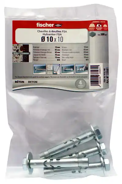 4 chev fsa 10- 10 s - 4b FISCHER Offre Exclusive