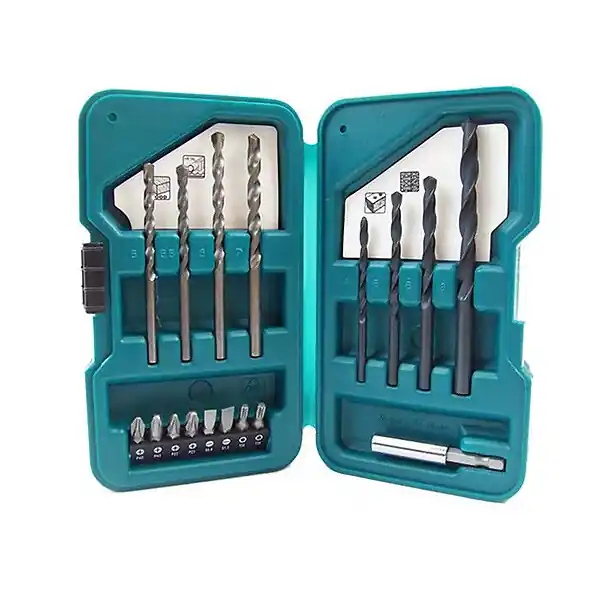 Promotion Saisonnière Ensemble de 17 forets et mèches MAKITA D-45858