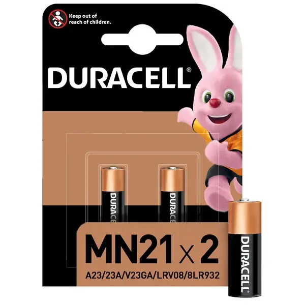 Dernière Chance Pile alcaline MN21 - 12V - Lot de 2 DURACELL