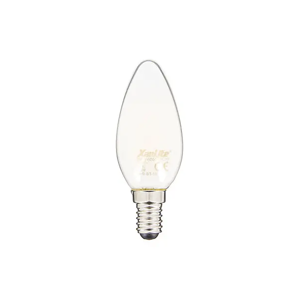 Seulement Aujourd'hui Ampoule LED filament flamme opaque E14 - 6,5W - 806lm XANLITE