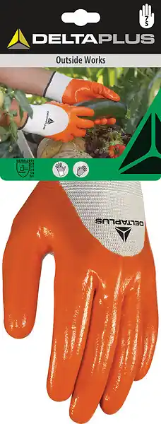 Gants de protection récolte polyester - Orange - Taille 7 DELTA PLUS Populaire
