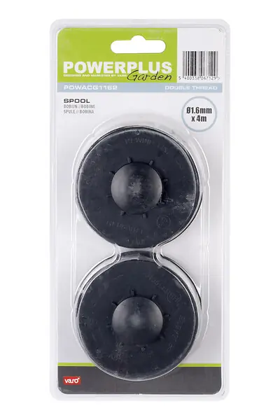 Bobine de rechange 2 pièces - fil double 1,6mm - 8 m POWERPLUS Réduction