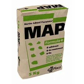 Mortier adhésif MAP - Blanc - 5kg PLACO Achetez Aujourd'hui