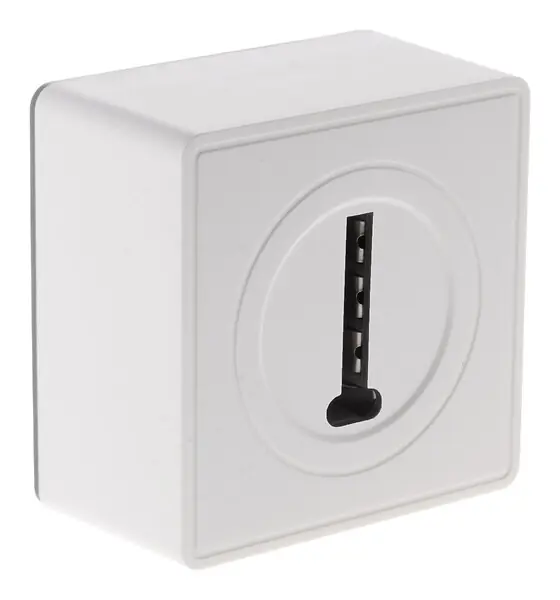 Prise téléphone 8 plots saillie - Polycarbonate - Blanc ZENITECH Bon Plan