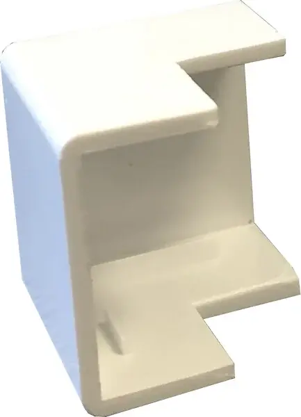 Angle extérieur pour moulure électrique - 80x40 - Gris ELECTRALINE Haute Qualité