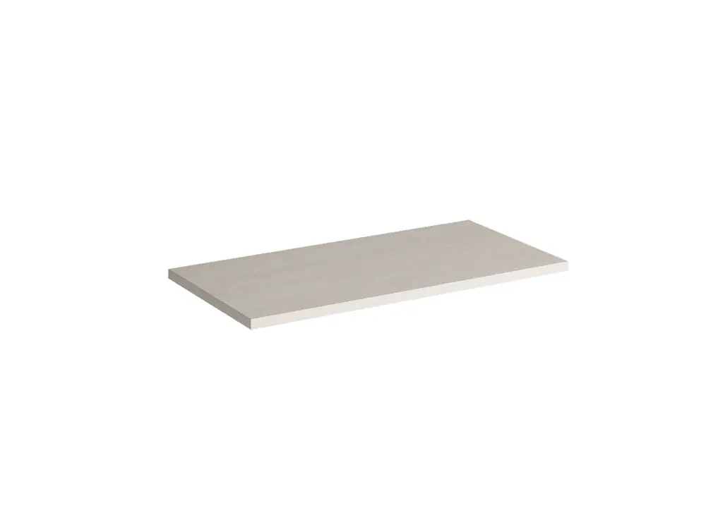 Tablette décorative effet bois blanc Nature muratti-04 60 x 30 cm OFITRES Pas Cher