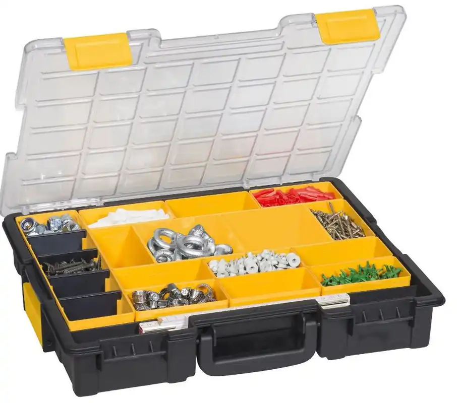 Bon Marché Boite de rangement 18 compartiments 440 x 355 x 76 mm ALLIT