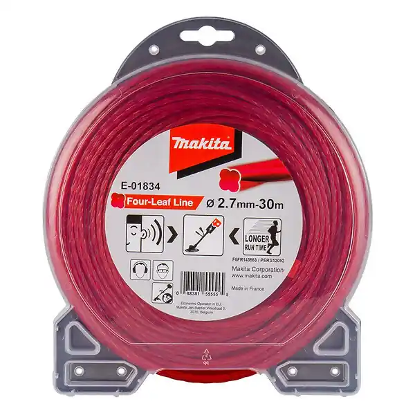 Fil de coupe hélicoïdal MAKITA E-01834 pour débroussailleuse Ø2,7mm 30m Dernier Modèle