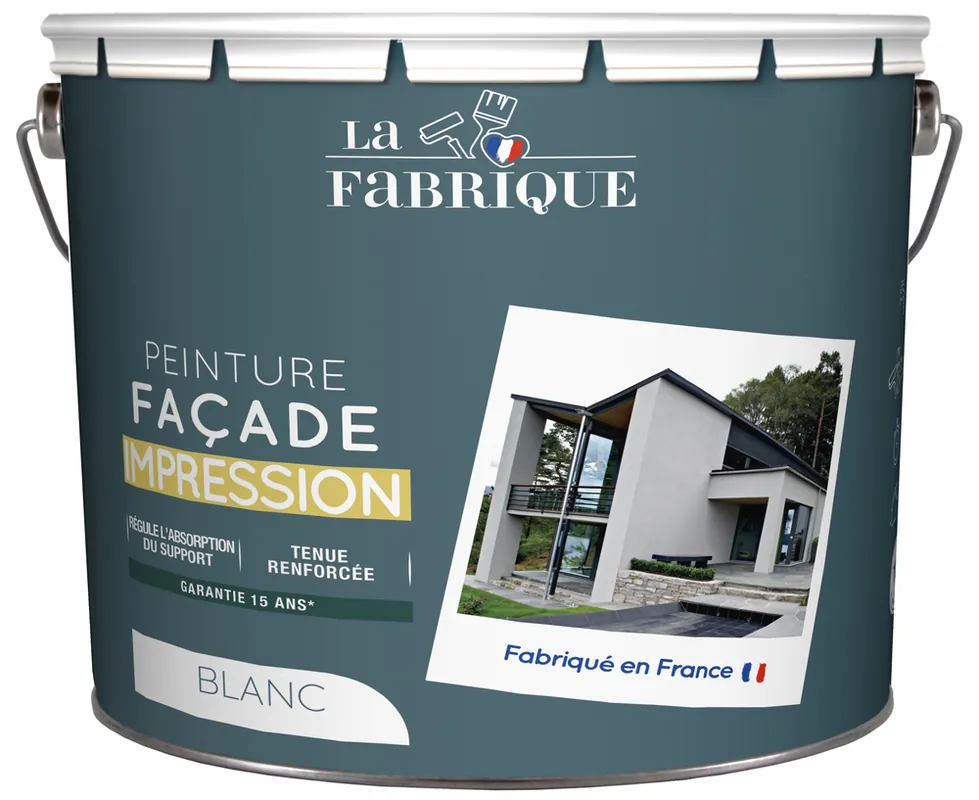 Nouvel Arrivage Sous couche façade Blanc 10 l - LA FABRIQUE