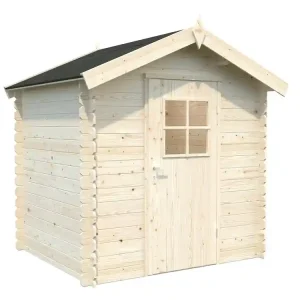 Abris de jardin en bois naturel Pablo 1 2,9 m² épaisseur 19mm WHITE WOOD Quantité Limitée