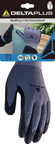 Promotion Gants manutention polyamide - Enduction nitrile - Taille 9 DELTA PLUS