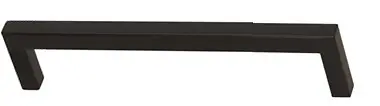 Dernière Chance Poignée de meuble de cuisine Orion - L160mm - Noir V-WAX
