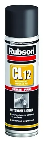 Paiement Sécurisé Nettoyant mousse aérosol CL 12 - Acétone - 500ml RUBSON