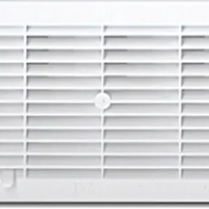 Grille aération PVC bi-réglable rectangulaire blanc 250x146 AUTOGYRE Marque