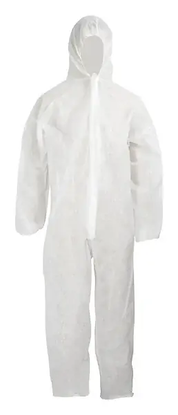 Certifié Combinaison jetable XL - Polypropylène blanc - Usage unique MANUFRANCE