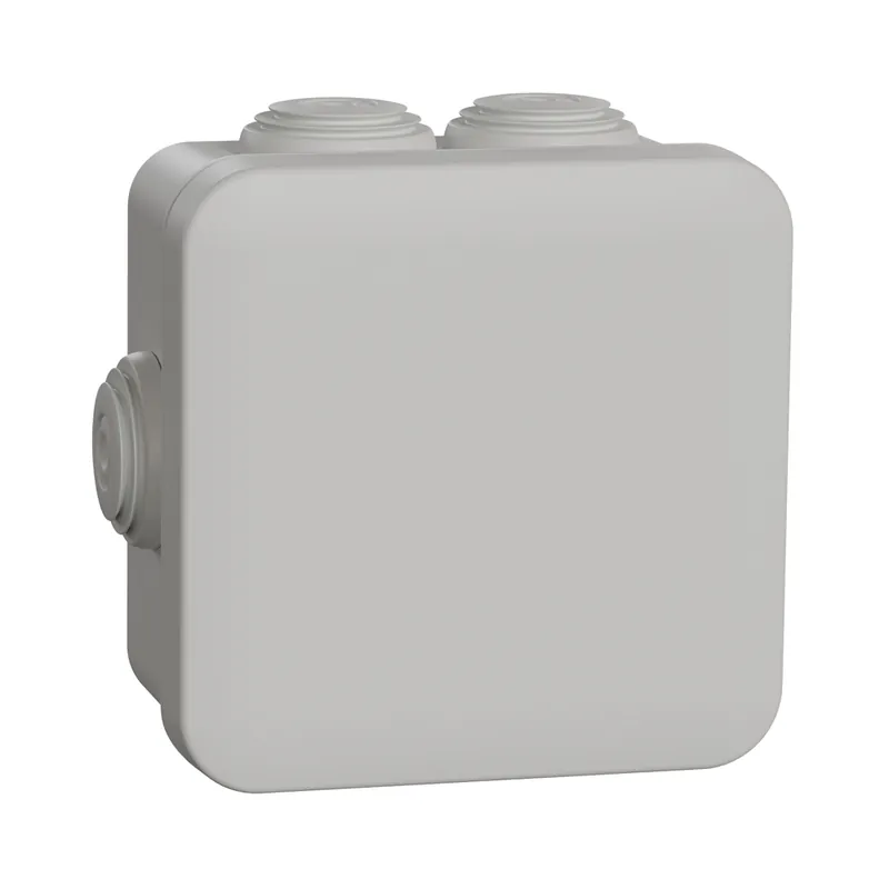Achat Immédiat Boite de dérivation électrique étanche IP55 saillie 80x80x45mm - Mureva SCHNEIDER ELECTRIC