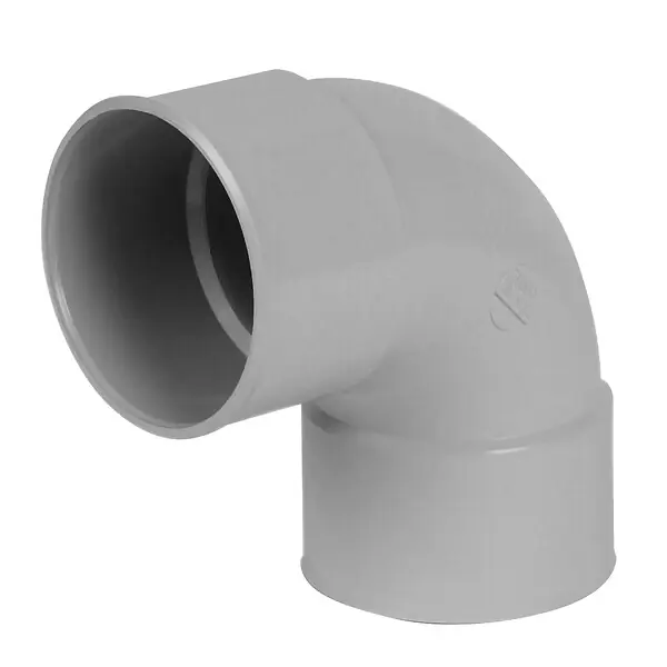 Populaire Coude PVC gris 87°30 pour gouttière Diam.80mm NICOLL