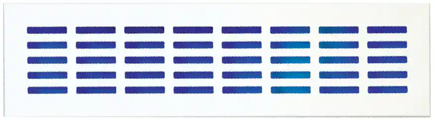 Grille d‘aération rectangulaire blanc laqué 80 x 300 mm AUTOGYRE Jusqu'à Épuisement Des Stocks