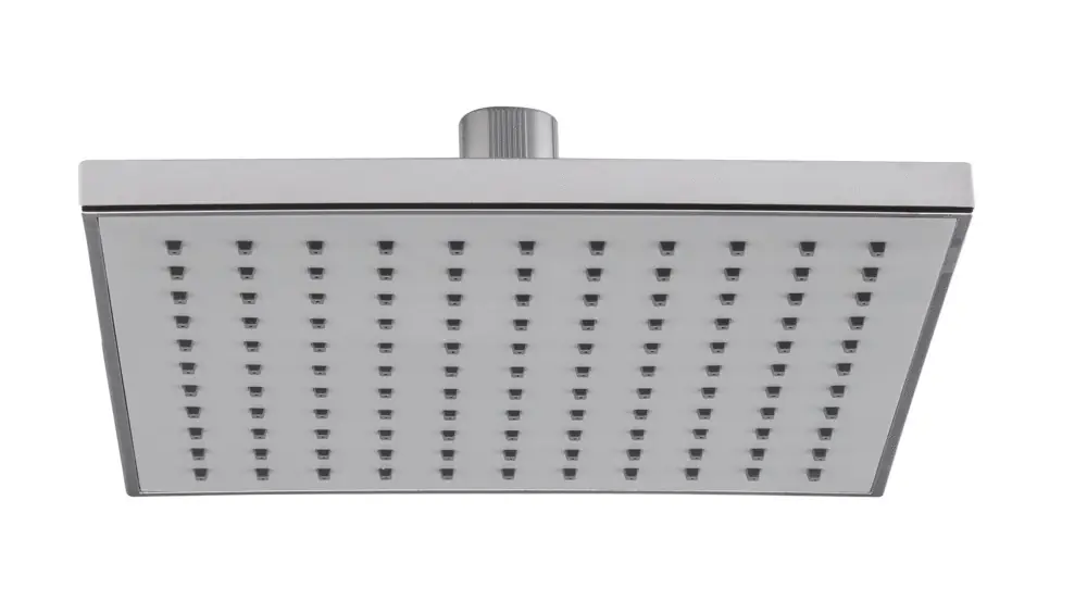 Meilleure Vente Tête de douche carrée chromée 200 x 200 mm Square II ESSEBAGNO