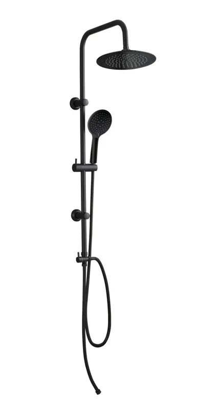 Soldes Colonne de douche ronde sans mitigeur noire Delice ESSEBAGNO