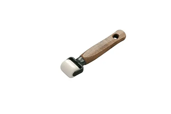 Roulette de colleur ébonite - Manche bois - 8cm SAVY Jusqu'à Épuisement Des Stocks