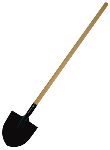 Pelle col de cygne trempée manche bois - 27cm SD Prix Bas