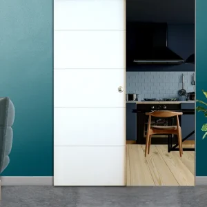 Offre Limitée Porte coulissante entaillée QUADRIZ H.204 x l.93cm SMIS