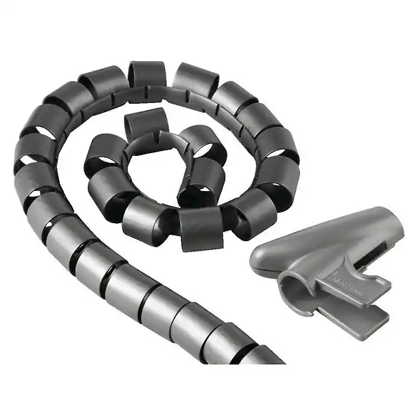 Commander Vite Gaine cache-câble flexible - 1,8 m - Grise ELECTRALINE