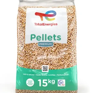 Pas Cher Pellet granulés bois 100 % résineux sac de 15 kg - TOTAL PREMIUM