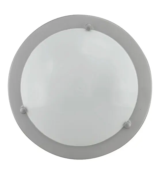Plafonnier rond acier - E27 60W EASYLIGHT Dernier Modèle