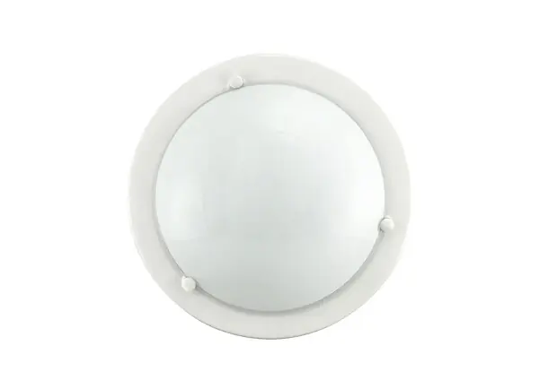 Nouvelle Collection Plafonnier rond acier - Easylight - Blanc - E27 60W max