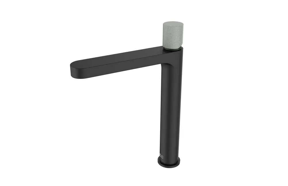 Mitigeur lavabo haut Essenera noir mat ESSEBAGNO Meilleur Choix